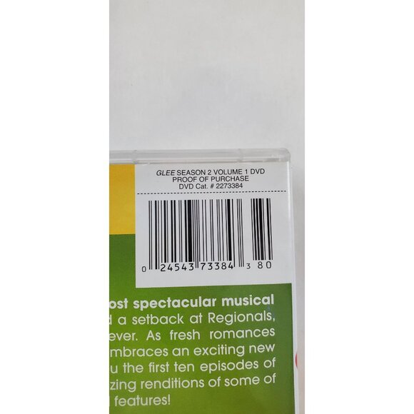 GLEE: Season 2 Volume 1 DVD 2010 3-Disc Set with Slipcover - Picture 5 of 13